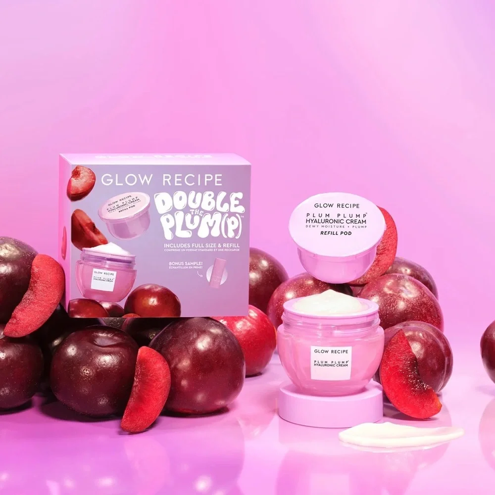 Glow Recipe Double The Plum Hydrating Cream Set